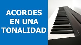 Las Tonalidades Musicales Qué acordes hay en una tonalidad y como encontrarlos [upl. by Llewol898]