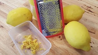 How To Zest A Lemon The Right Way  Easy Natural Lemon Flavor  The Hillbilly Kitchen [upl. by Halla]