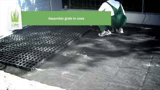 geoSYSTEM How to make porous driveway Stepbystep instruction [upl. by Oni]