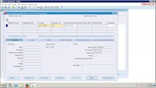 Oracle R12 Financials Training  Accounts Payable Invoice Creation [upl. by Janaya]