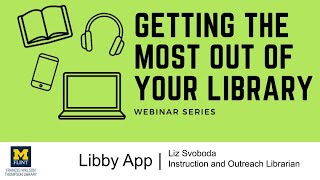 Libby App  Getting the Most Out of Your Library F23 [upl. by Ninerb617]