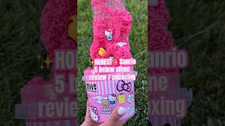 HONEST Sanrio 5 below slime review unboxing slimereview fivebelowfinds sanrio slimeunboxing [upl. by Lampert]