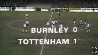 Burnley v Spurs 197778 Season Match Highlights [upl. by Nadya]