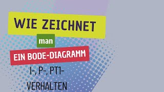 Zeichnen eines BodeDiagramms Beispiel P I PT1VerhaltenGlied Übungen Regelungstechnik [upl. by Drwde]