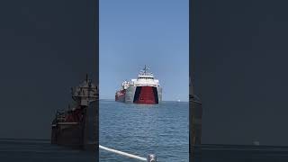 Sailing Catalina 30 on Lake Erie Cleveland Ohio lighthouse freighter Fleetwood Mac dreams regatta [upl. by Kristofer190]