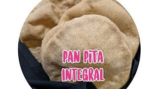 Pan Pita Casero FACIL Receta  Como Preparar Pan Pita Integral  Recetas de Pan Pita paso a paso [upl. by Alikam]