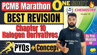 10 ONE SHOT Revision Halogen Derivatives Class 12th Chemistry PYQs amp Concept newindianera [upl. by Toffic]