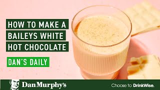 Baileys White Hot Chocolate cocktail recipe [upl. by Kippie]