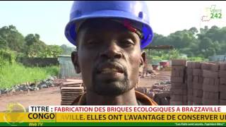 VÉRITÉ 242  Brazzaville fabrication des briques écologiques [upl. by Hanfurd]