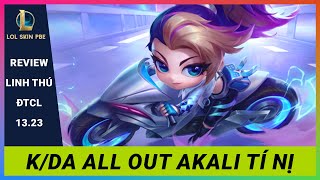 KDA ALL OUT Akali Tí Nị  Chibi KDA ALL OUT Akali  Đấu Trường Chân Lý  Teamfight Tactics [upl. by Theresita]