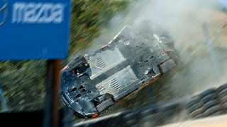 Laguna Seca crash compilation worst crashes [upl. by Ellenwad]