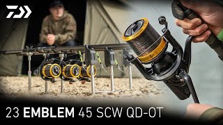 Daiwa 23 EMBLEM 45 SCW QDOT  Lewis Swift  Daiwa Carp [upl. by Paterson]