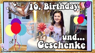 Mein 10 Geburtstag mit der Familie amp meine Geburtstagsgeschenke Vlog 💜 Alles Ava [upl. by Burley]