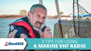 3 Tips for Using a Marine VHF Radio Whats MMSI amp DSC  BoatUS [upl. by Yila834]