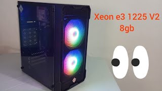 PC gamer Xeon e3 1225 V2 testes em jogos e configuração Será que roda algum jogo [upl. by Ejroj246]