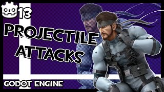 Projectile Attacks  The Ultimate Godot 40 Platform Fighter Tutorial  Part 13 [upl. by Hermine]