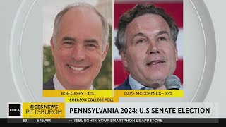 Early polling gives Sen Casey edge over McCormick [upl. by Verger]