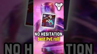 The No Hesitation PvE God Roll to absolutely grind for thefinalshape destiny2 geekermon [upl. by Charla]