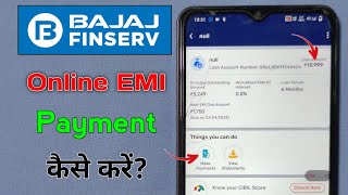 How to pay bajaj finserv emi online bajaj finance EMI online payment kaise kare bajajfinserv [upl. by Prue906]