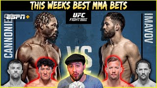 This Weeks Best MMA Bets  UFC Louisville Cannonier vs Imavov Betting Breakdown [upl. by Niuqaoj989]