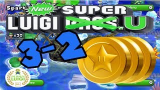 New Super Luigi U Sparkling Waters2 Urchin Reef Romp All Star Coins [upl. by Ahtelrac]