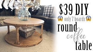 39 DIY Round Coffee Table [upl. by Lach319]