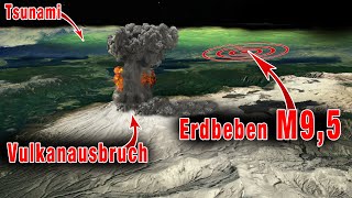 Das Stärkste Erdbeben in der Geschichte M95  Tsunami und Vulkanausbrüche  VALDIVIA Chile 1960 [upl. by Enohpesrep]