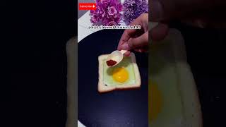 Egg with bred kitchen master breakfast food egg recipe  utubeshorts [upl. by Cyrille737]