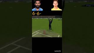 M Santner vs R Jadeja 3 balls battle RavindraMitchell viral cricketlover foryou [upl. by Thorma]