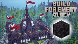 Minecraft Build for Every Block Blackstone Castle [upl. by Mellette]