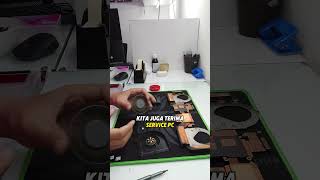 Solusi laptop gaming overheat 🔥 cleaning dan repaste servicelaptop overheating laptop lenovo [upl. by Lundin]