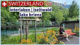 Switzerland Trip  Spring 2022  INTERLAKEN Lake Brienz Cruise amp ISELTWALD [upl. by Vani]