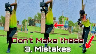 Dont Make these 3 Mistakes while Batting on Front Foot [upl. by Pier]