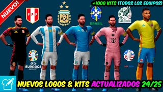 😍 COMO PONER KITS Y LOGOS AL DREAM LEAGUE SOCCER 2024 UNIFORMES Y ESCUDOS MUY FÁCIL Y RAPIDO [upl. by Sivaj11]