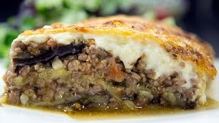 Moussaka traditionnelle faite maison  cest facile et délicieux [upl. by Lossa]