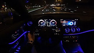 The Mercedes E Class Cabriolet Test Drive at NIGHT [upl. by Safoelc]