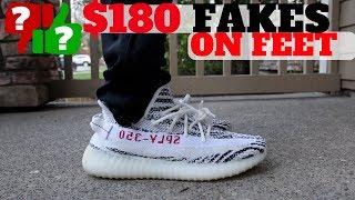 You Wont Believe How The MOST EXPENSIVE quotFAKE YEEZYSquot Feel On Feet [upl. by Bilak]