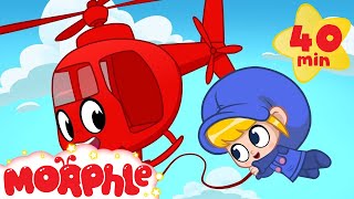 Rescue Helicopter  My Magic Pet Morphle  Cartoons For Kids  Morphle TV [upl. by Iblok]