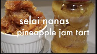 pineapple jam tart selai nanas nastar [upl. by Aytnahs]