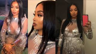 Princess Love LHHH Season 4 reunion look is amazing Silver dress amp long natural beautiful hair [upl. by Nevaed967]