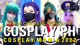 MEET YOUR COSPLAYERS PHILIPPINES  Cosplay Mania  CINEMATIC HIGHLIGHTS 4K HDR 🇵🇭 [upl. by Kleon]