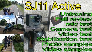 SJ11 active  SJcam  action cam  SJ11 active full review [upl. by Esaele245]