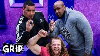 Larry Wheels and BTC Fight the Grip Reaper  Grip Gauntlet [upl. by Ahsilrac]