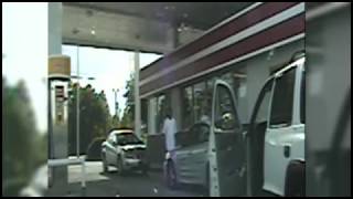 Police officer shoots unarmed Black man at South Carolina gas station raw video [upl. by Nnylecoj]