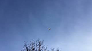 Cessna 206 Stationair Flyover From Plymouth Municipal Airport KPYM [upl. by Nananne267]