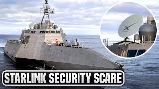 Starlink Security Scare on US Navy Warship [upl. by Enovahs]