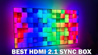 The HDMI 21 Sync Box that DESTROYED Govee and PHILIPS HUE Sync Box  Fancyleds Sync Box Review [upl. by Lucila]