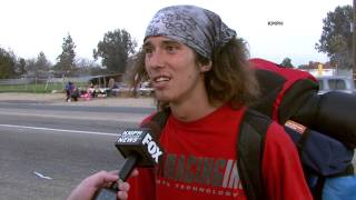 Full Interview With Kai The Homeless Hitchhiker With A Hatchet OFFICIAL VIDEO [upl. by Nairbal]