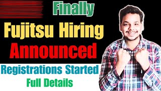 Finally Fujitsu Hiring Announced  OFF Campus Drive  2024  2023  2022 Batch  Fresher Jobs [upl. by Elatnahs]