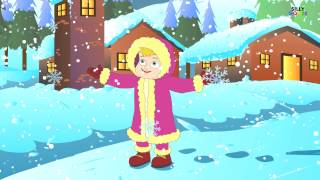 Little Snow Flake  Nursery Rhyme with Lyrics [upl. by Nal]